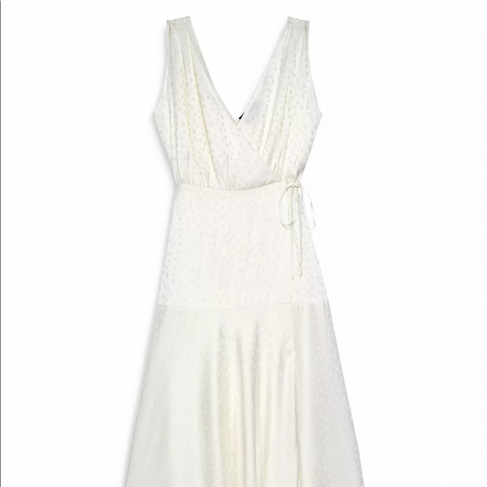 Brand New The Kooples Polka Dot Midi Dress